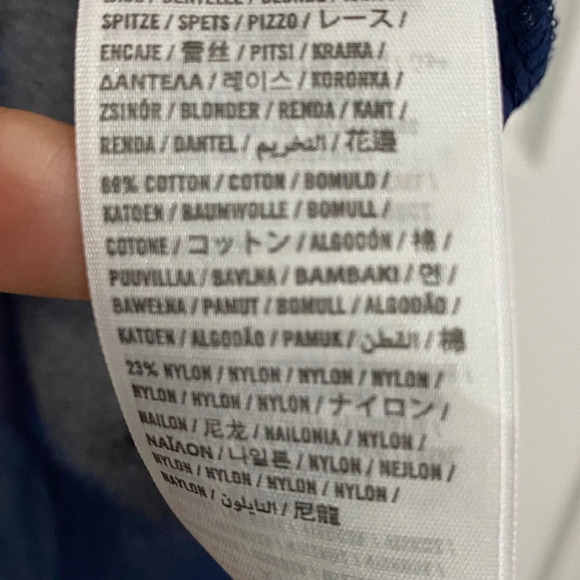 Hollister Blue Sheer Tank Top size small - Picture 9 of 9